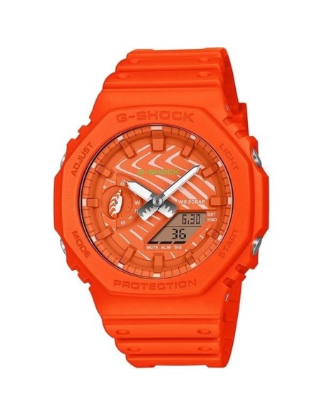 Casio G-Shock Sushi Salmon GA-2100SSH-4AJR JDM Special Edition 48,5 × 45,4 × 11,8 mm hecho en Japón